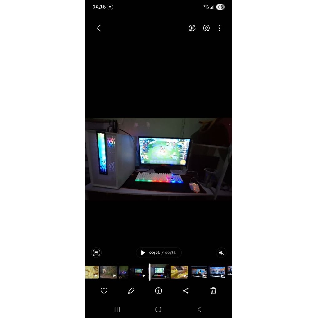 dijual komputer bekas full set