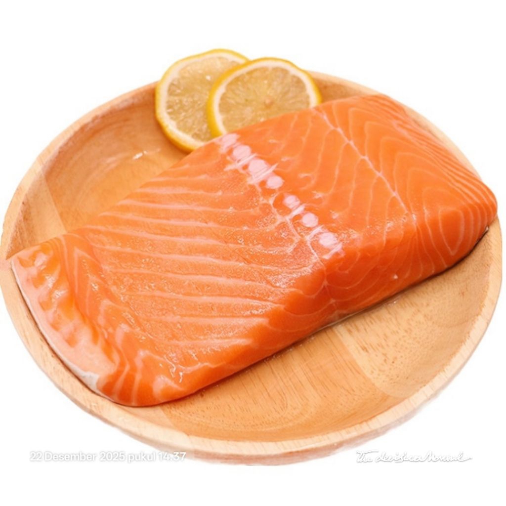 Salmon Fillet Utuh Fresh 1 Kg Halal Ikan Salmon Fillet Segar Premium