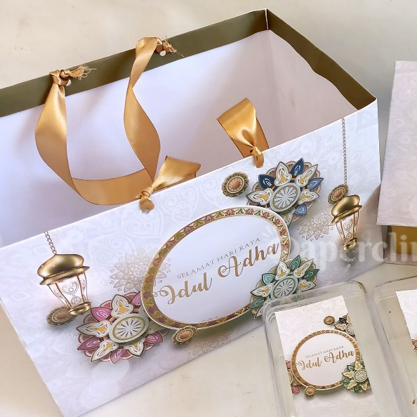 Paper Bag Lebaran Idul Fitri Box Hampers Custom Desain