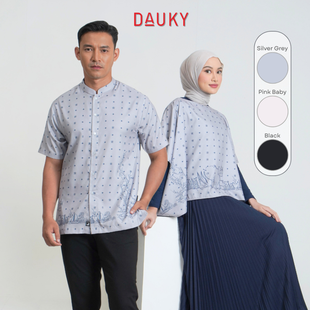 Dauky Sarimbit Couple Wanderer Series Pria Wanita Koko Dress Tunik Vest