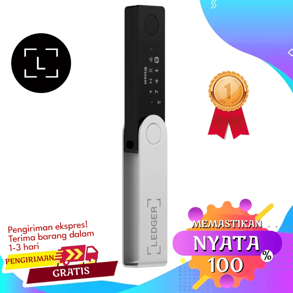 Ledger Nano X / 100% Original /Hardware Wallet / Cryptocurrency / Bitcoin Binance Ethereum BTC BNB E