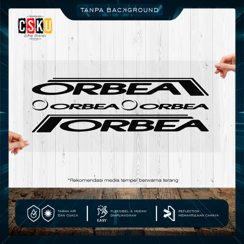 Cutting Stiker Orbea Variasi Sepeda Sticker Frame Aksesoris Body Style Lipat Keren Decal Striping Bi