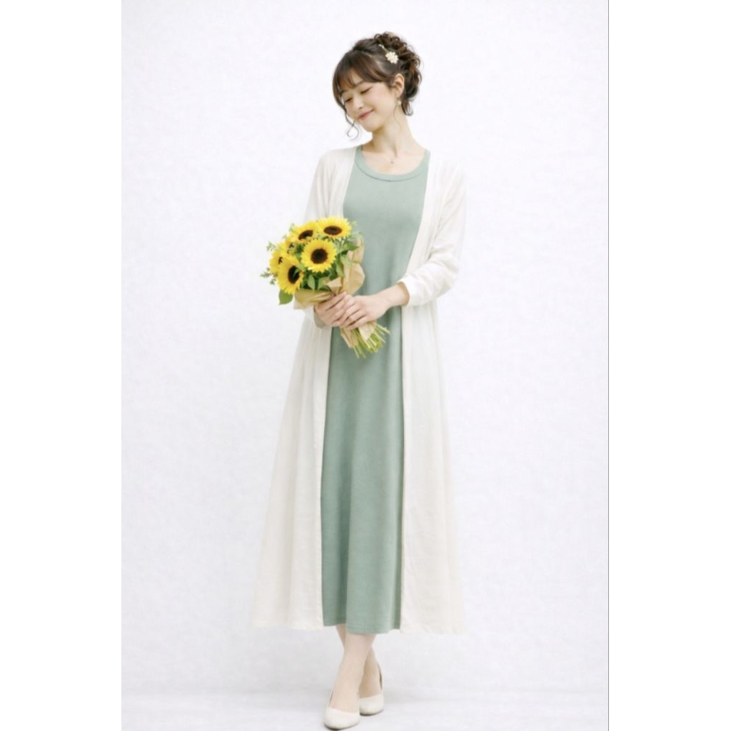 SALE : Dress GU by UNIQLO Soft Knit Pastel Green (M)