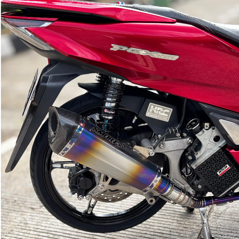 Knalpot honda pcx 150-honda pcx 160 original smokemuffler