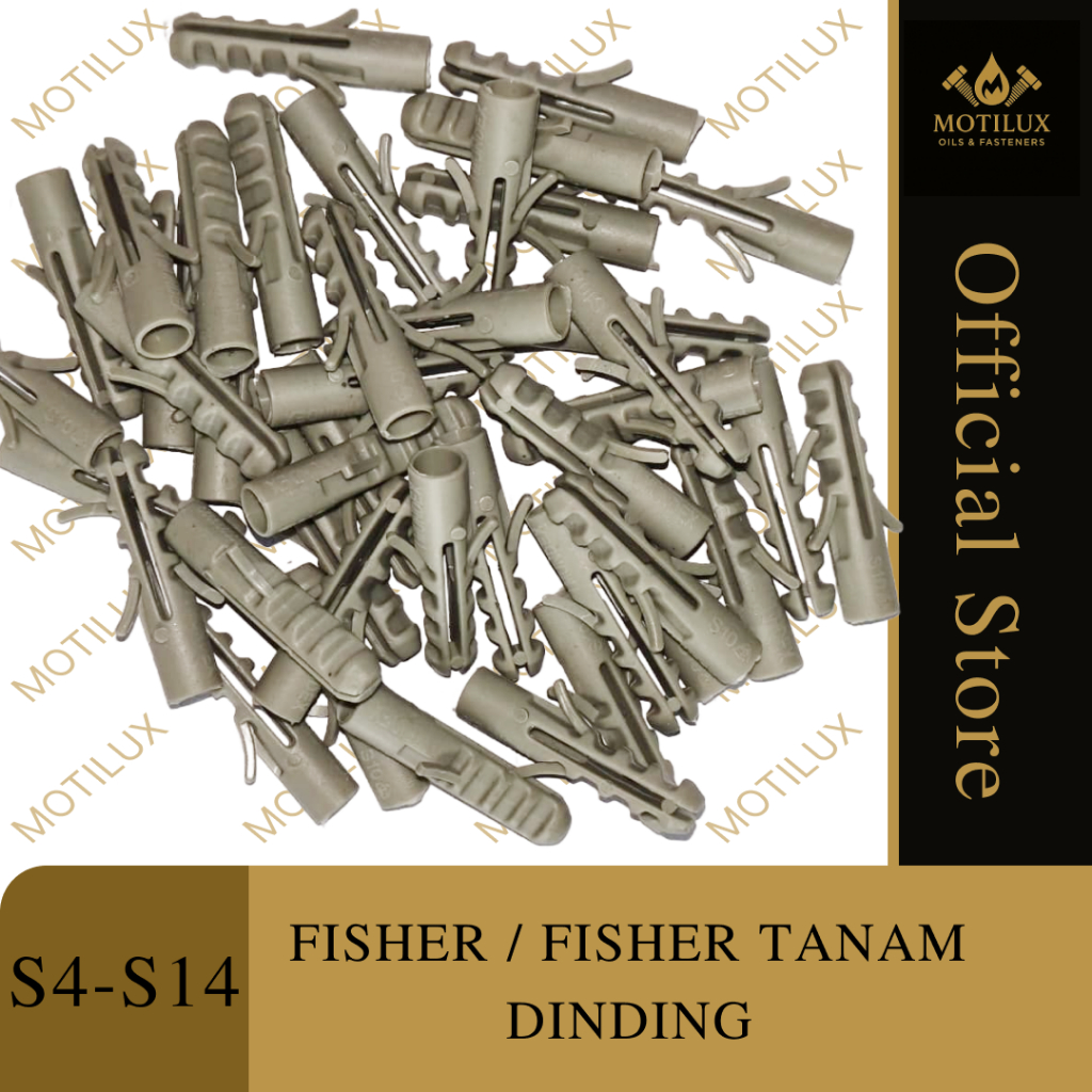 FISHER / FISHER TANAM DINDING UKURAN S4 - S14