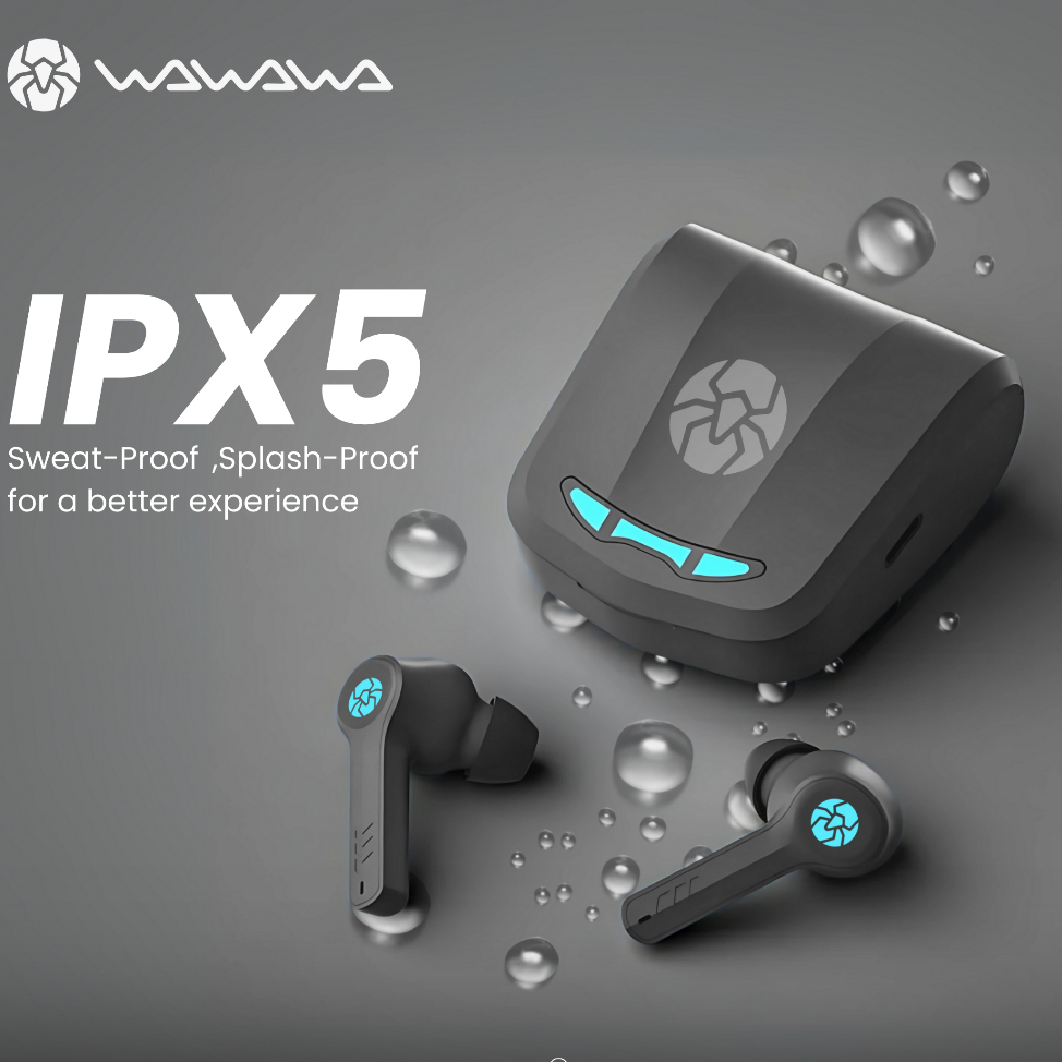 WAWAWA WA-GM9 TWS ChromaStrike Buds RGB Bluetooth IPX4 Bluetooth 5.0