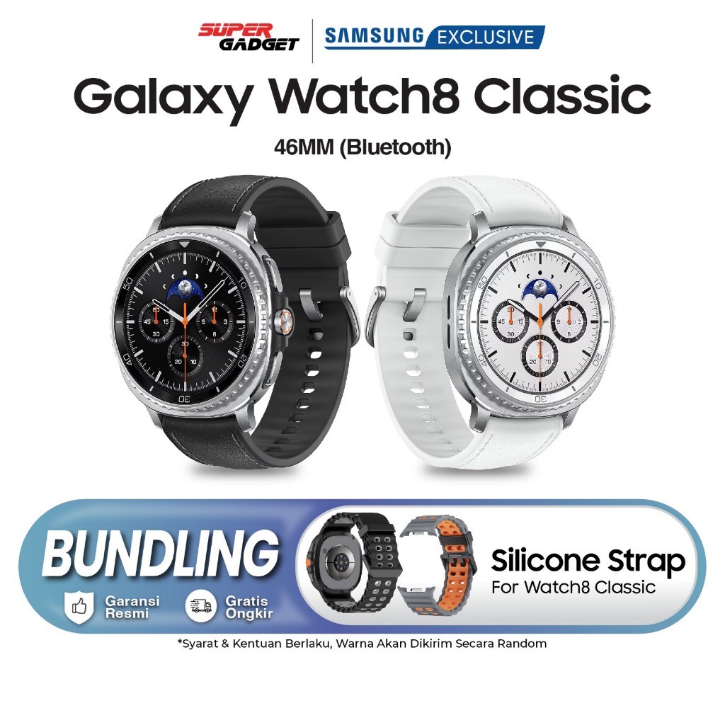 Samsung Galaxy Watch8 Watch 8 Classic 46mm Smartwatch Exynos W1000 Jam Tangan Digital