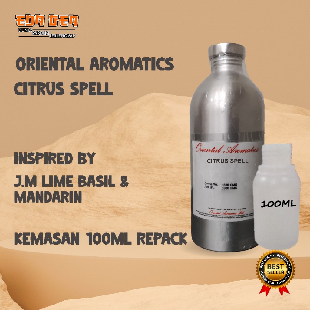 bibit parfum murni CITRUS SPELL / J.M LIME BASIL & MANDARIN ORIENTAL 100ML