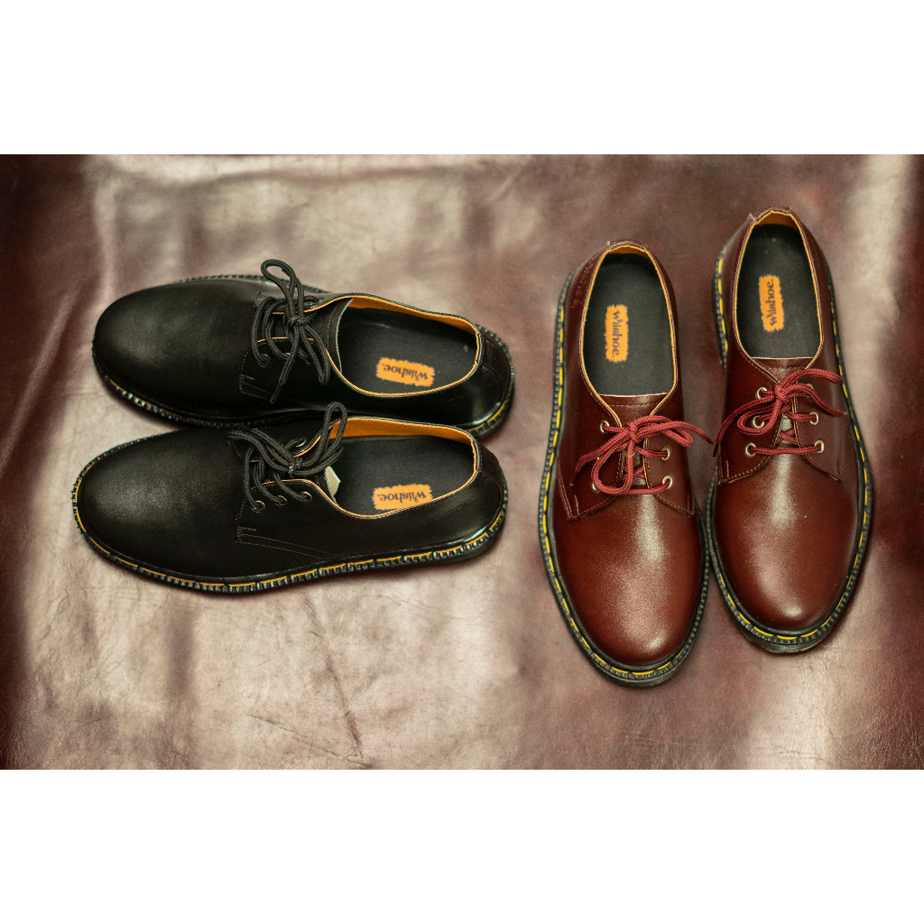 PGS X LIBERTO - Sepatu Pantopel Formal Unisex Pria Wanita Warna Hitam Cokelat Terdapat Ukuran 39 - 4