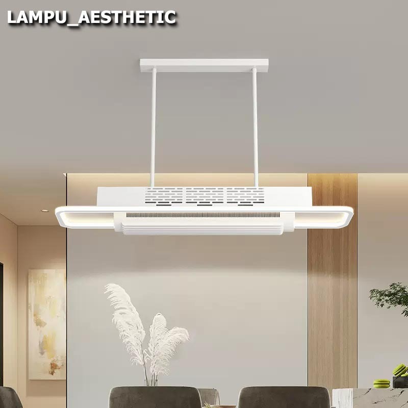 LOKAL 2 HARI LAMPU_AESTHETIC Lampu Kipas Plafon Meja Makan Lampu Kipas Angin Gantung Plafon Kipas La