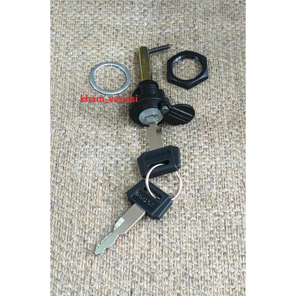 diskon harga special kunci box bagasi belakang standar motor rx-king rx king rx.king rxk rxz / kunci
