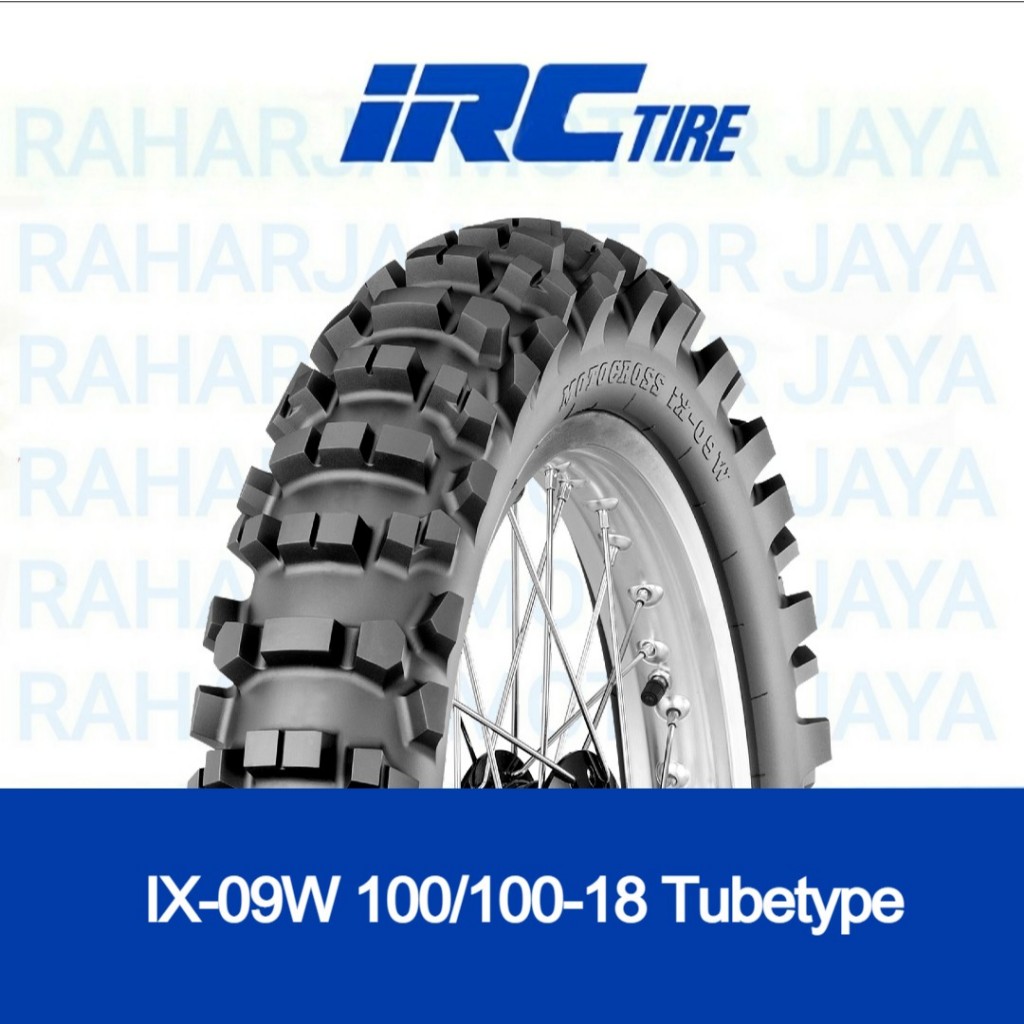 Ban luar  Motorcross IRC 100/100-18 IX-09W (TUBETYPE)