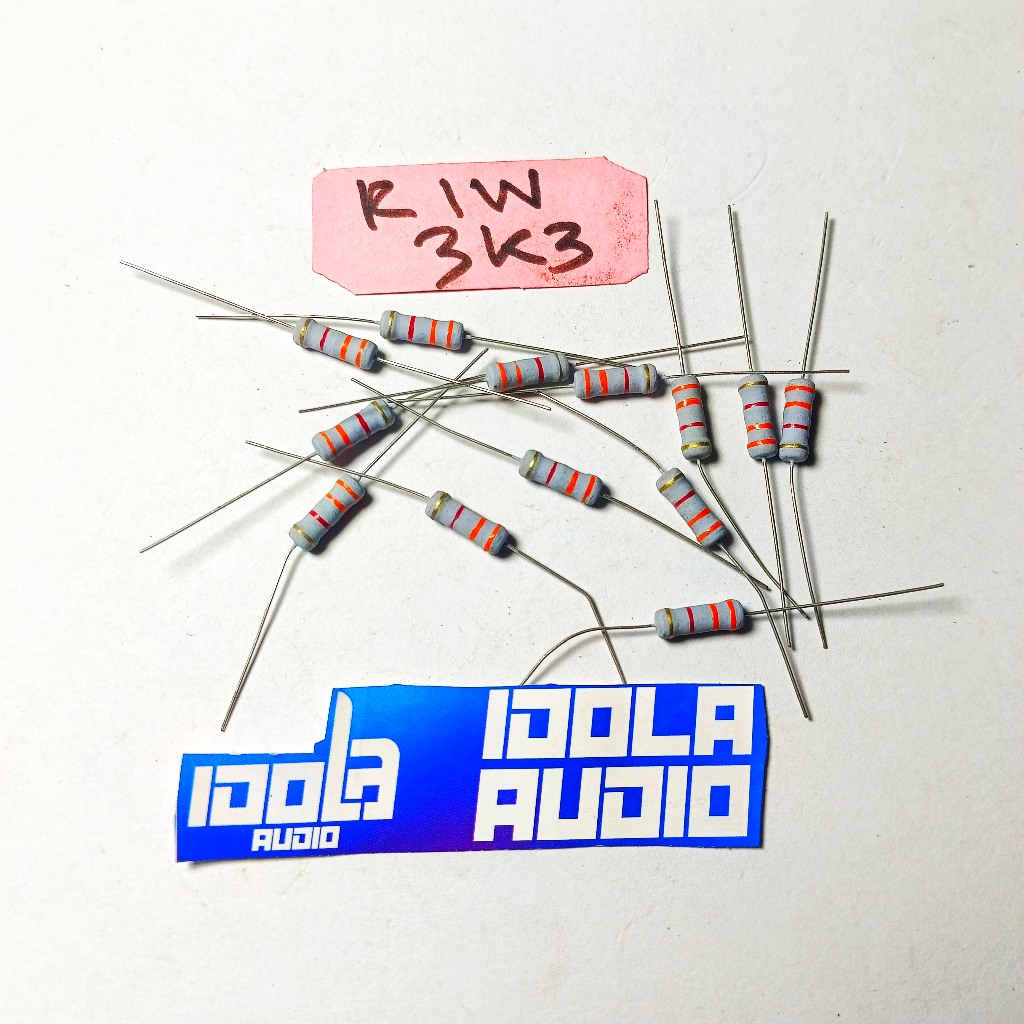 (10 Pcs) Resistor 1 Watt 3K3