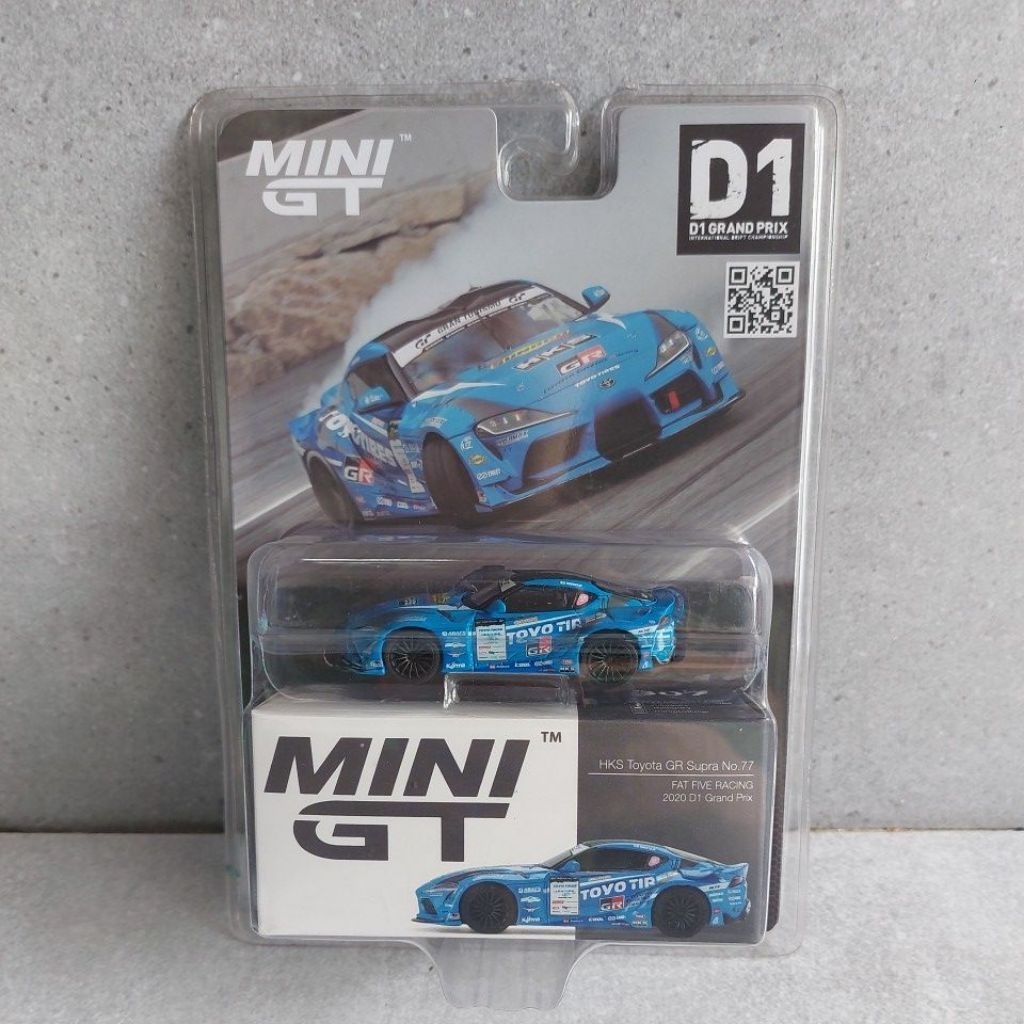 MINI GT HKS TOYOTA GR SUPRA NO.77