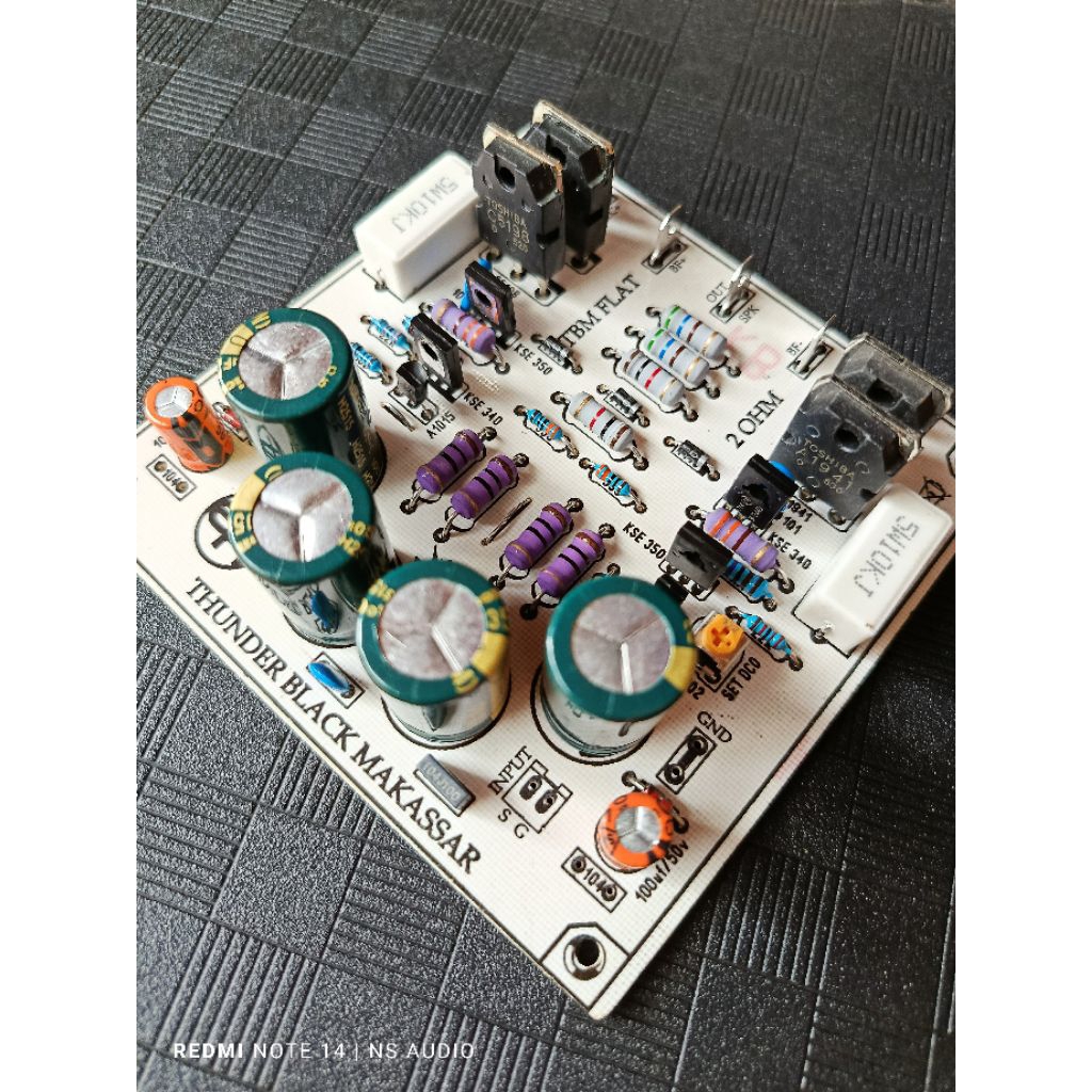 Driver TBM 2ohm Flat Low Mid Tebal