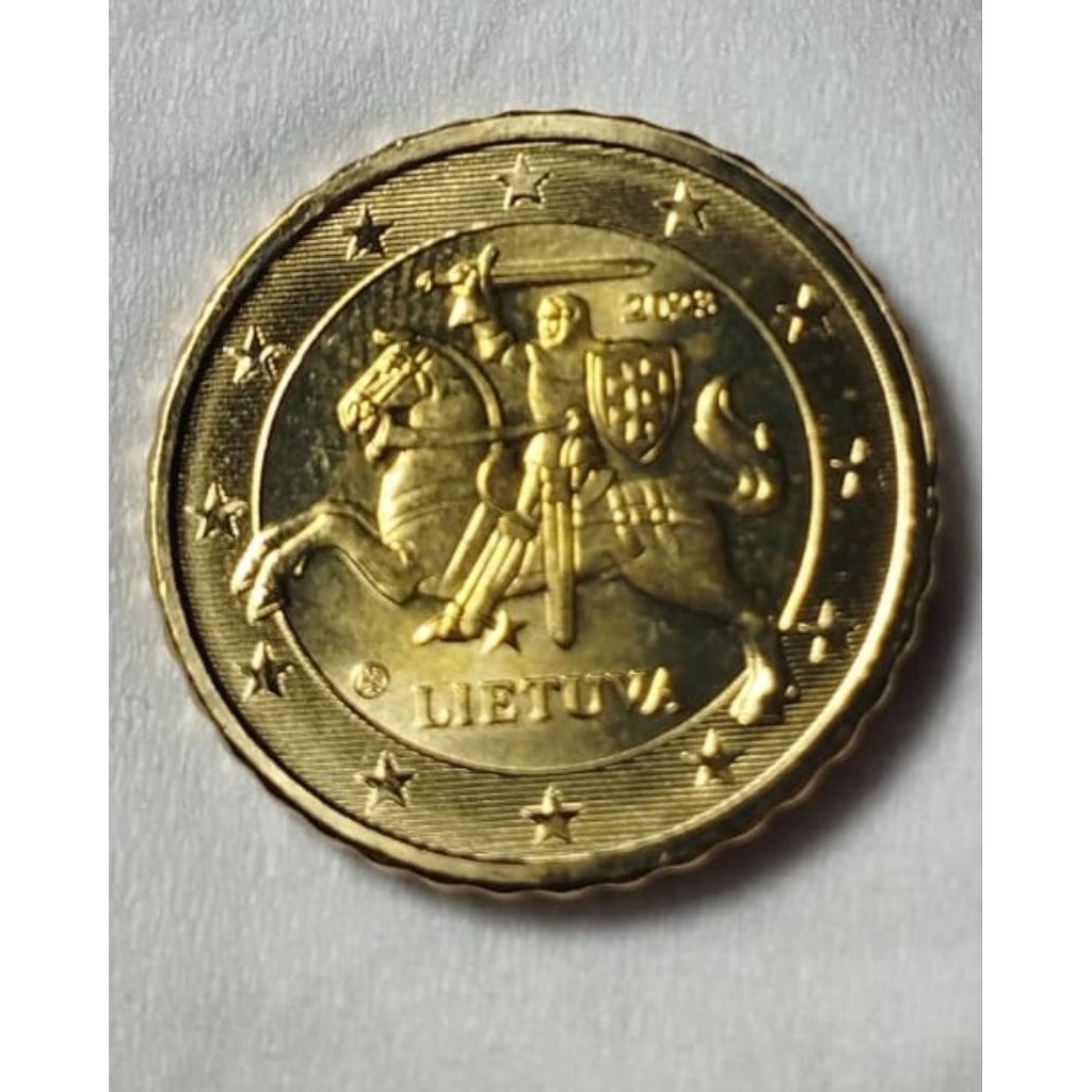 KOIN 10 CENT EURO NEGARA LITHUANIA