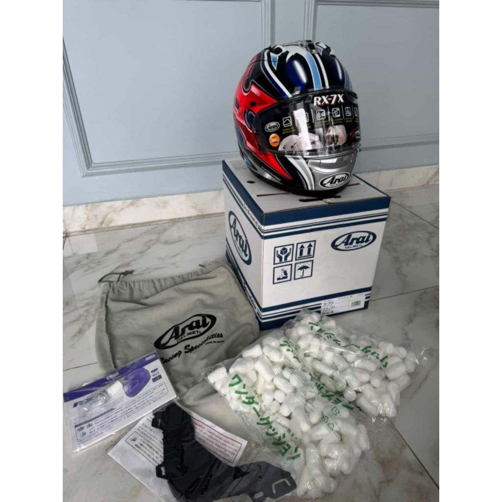 Arai Rx7x Nakano Silver JDM