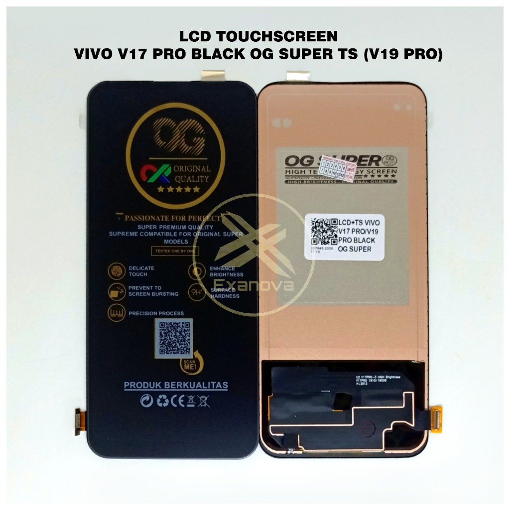 LCD TOUCHSCREEN VIVO V17 PRO TS NOT FINGERPRINT (V19 PRO)
