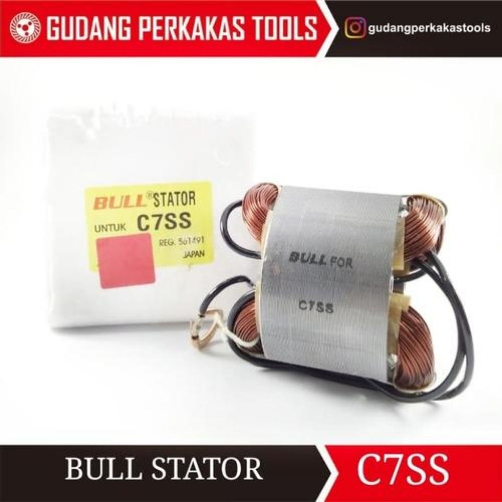 BANTALAN STATOR C7SS MESIN CIRCULAR SAW HITACHI C7 SS BANTALAN STATOR C7 SS