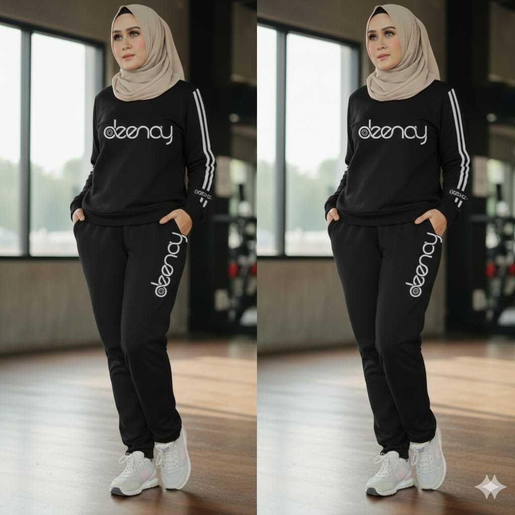 Terbaru Olivia Training / Setelan Olahraga Wanita / Stelan Wanita Muslim / Setelan Training Wanita