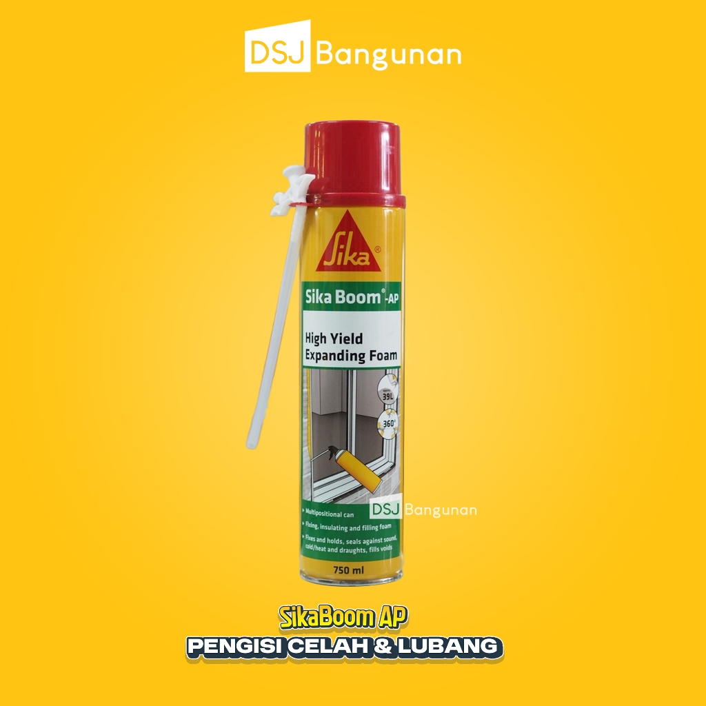 SikaBoom AP Expanding Foam 750 ML Busa PU Penutup / Pengisi Celah Lobang Sika Boom