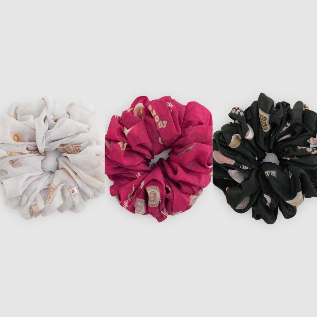 (Under Tag) Buttonscarves The Parisian 3.0 Scrunchie New