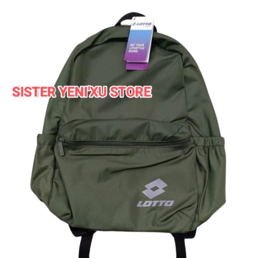 Tas Ransel Lotto Elfri Backpack OLIVE (45x32x15cm) ORIGINAL STORE 100%