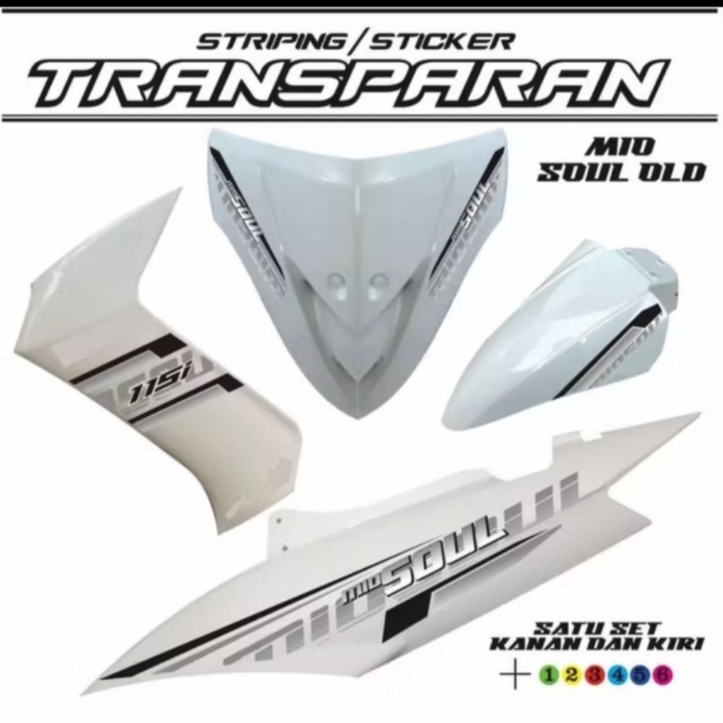 Striping Mio Soul Vietnam Style Transparan