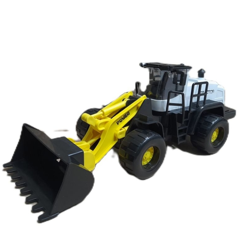 Mainan Anak Mobil Konstruksi Forklift Buldozer Tractor Crusher DIY 3in1