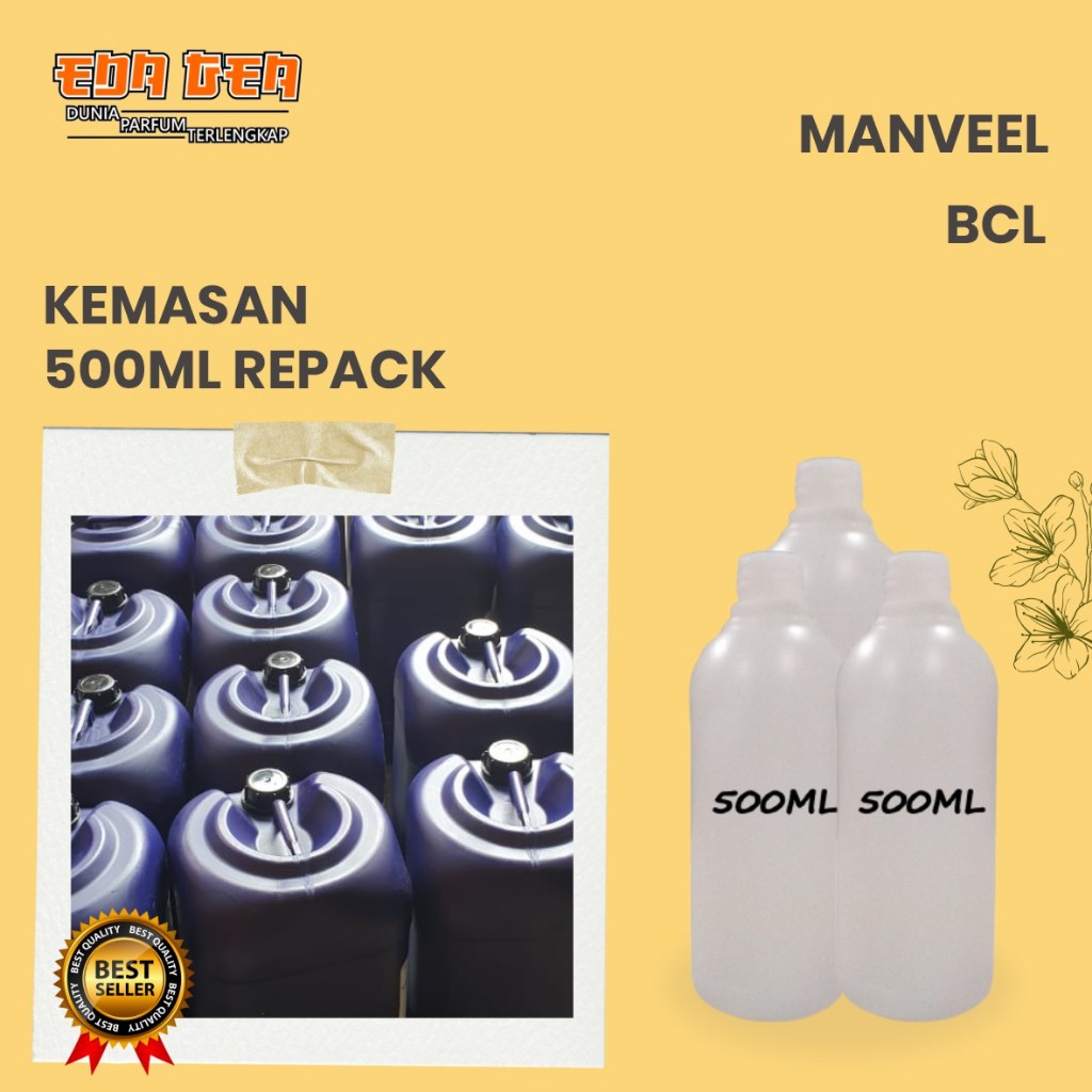 bibit parfum murni BCL MANVEEL 500ML