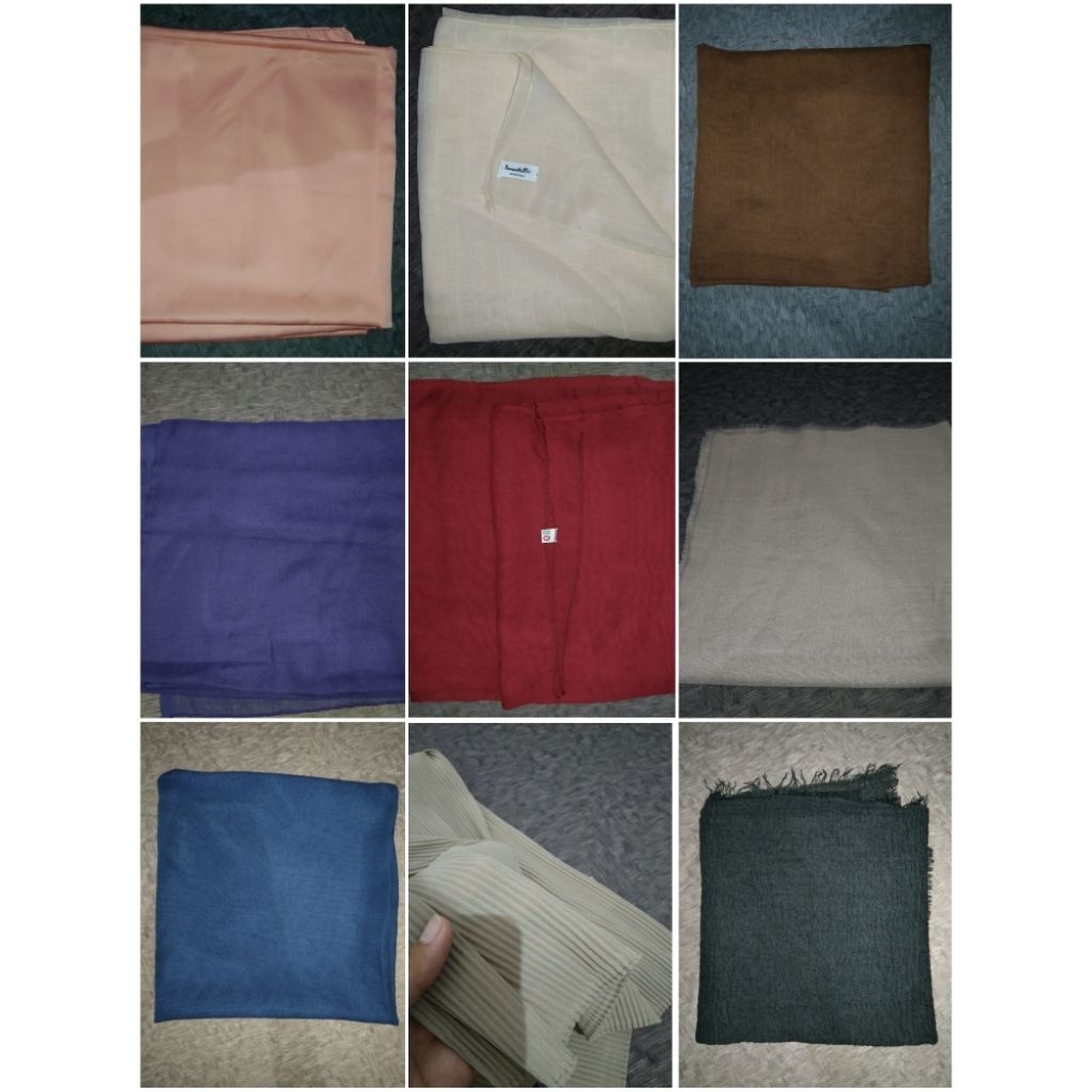 [PRELOVED] HIJAB PARIS JADUL|UMAMA SCARF|PASMINA|CIRCLE|PLISKET