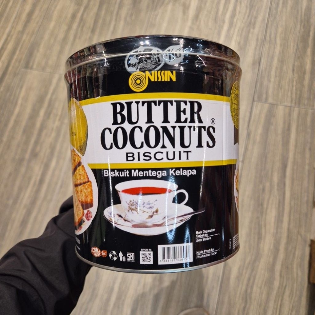 Nissin Butter Coconut Biskuit Mentega Kelapa Kaleng 650gr