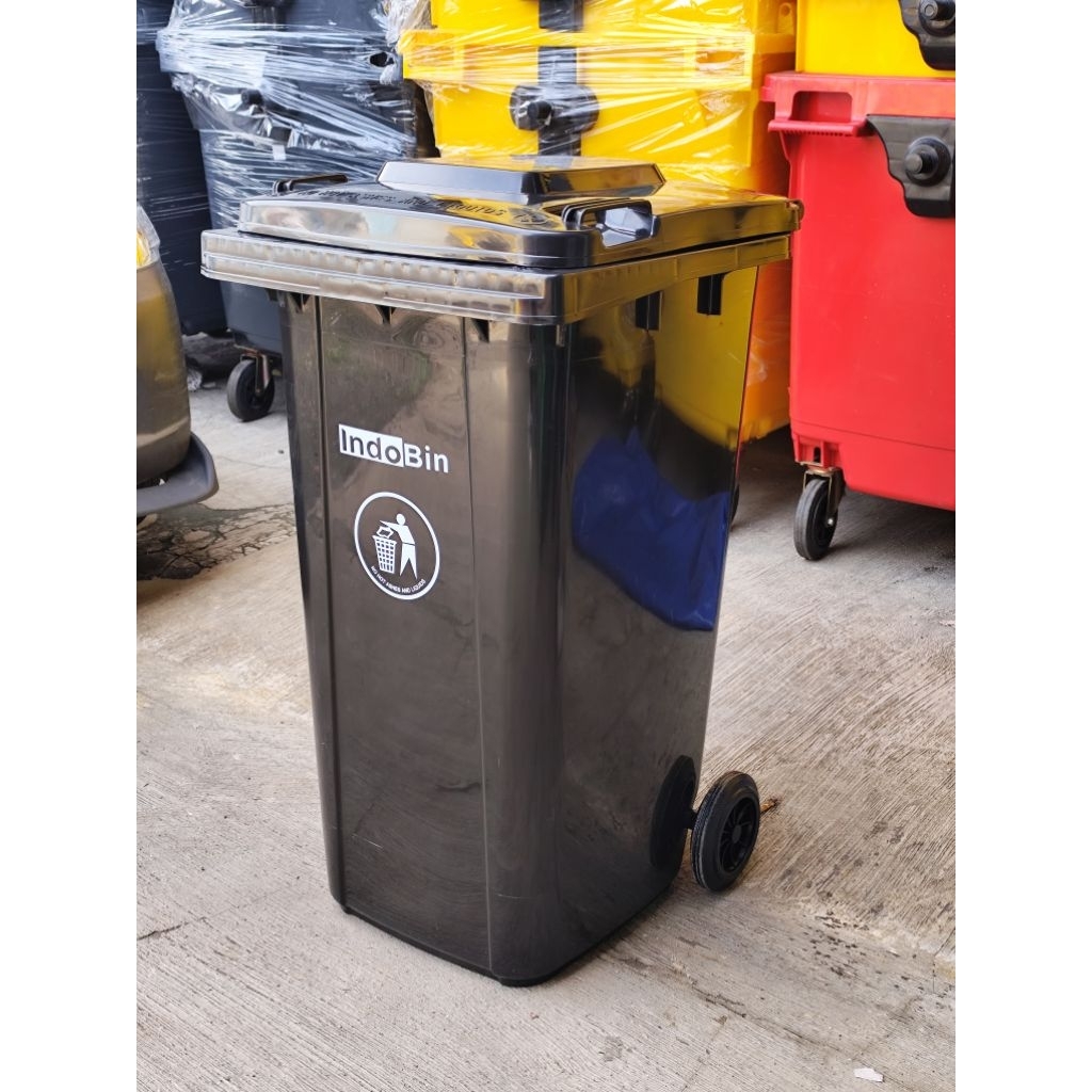 TEMPAT SAMPAH BESAR/TONG SAMPAH BESAR 240 LITER RODA