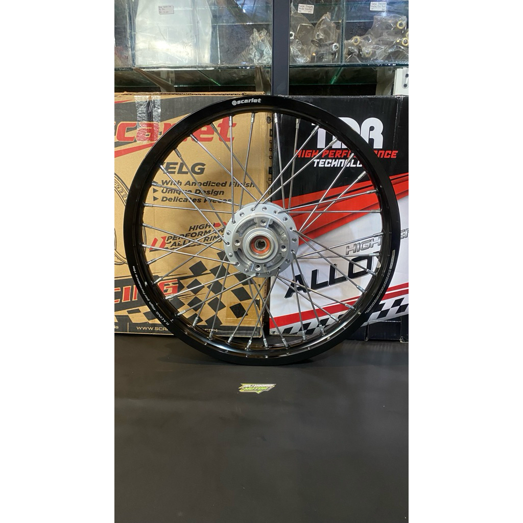 PAKET VELG DEPAN SCARLET 160x17 TROMOL FIZ R ORI ORIGINAL