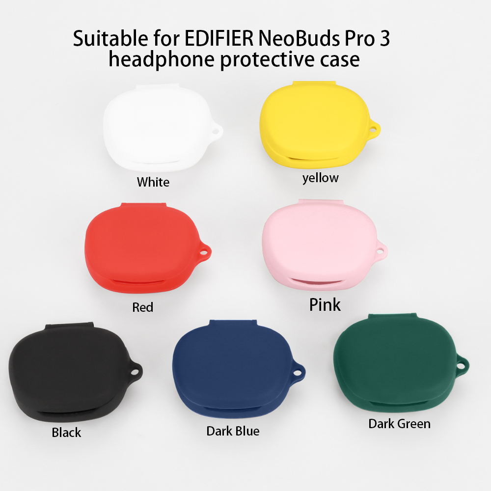 Case Casing Cover Protective Silicone Edifier Neobuds Pro 3 / Edifierneobudspro3  + Carabiner