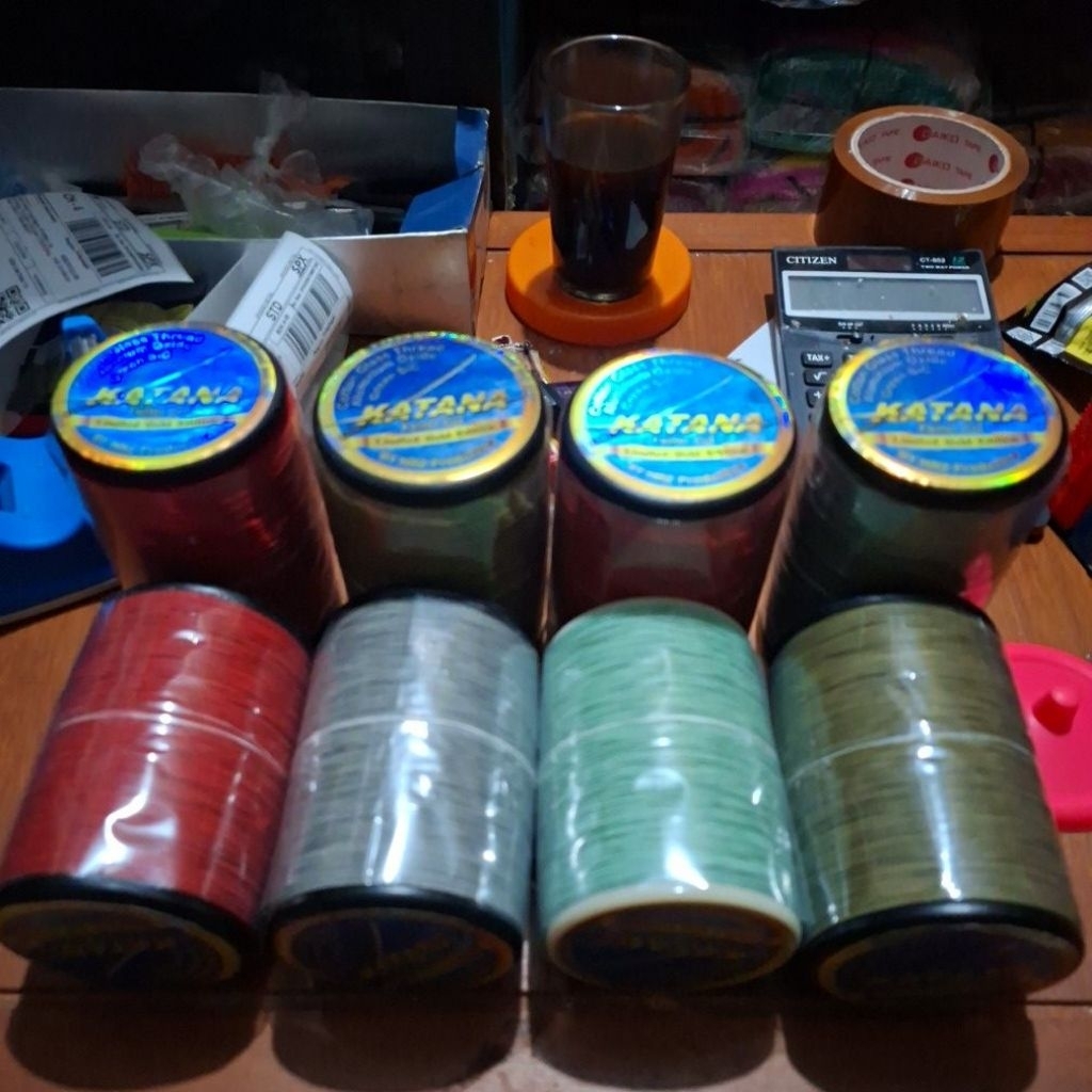 GELASAN KATUN SUPER QUALITY SILICON CRYSTAL SIZE 24/4'core=032  6000'yard