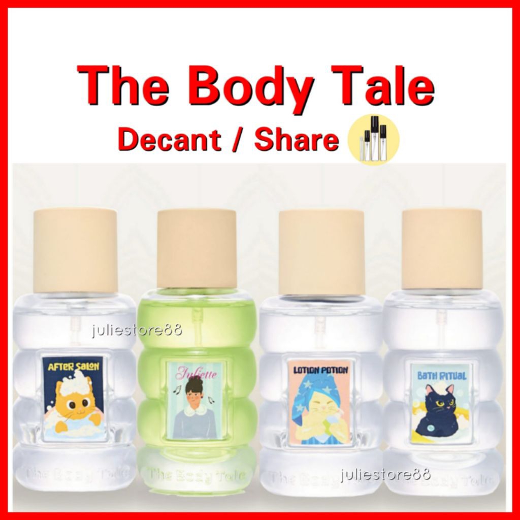 (Share/Decant) The Body Tale Extrait De Parfum Bath Ritual After Salon Lotion Potion Whisper Rosie D