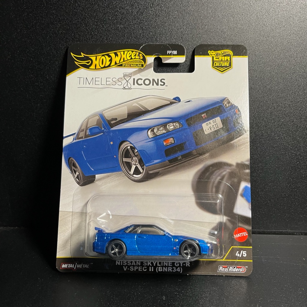 Hotwheels Premium Fast Furious Lancer Evolution IX, R34 Timeless Icon