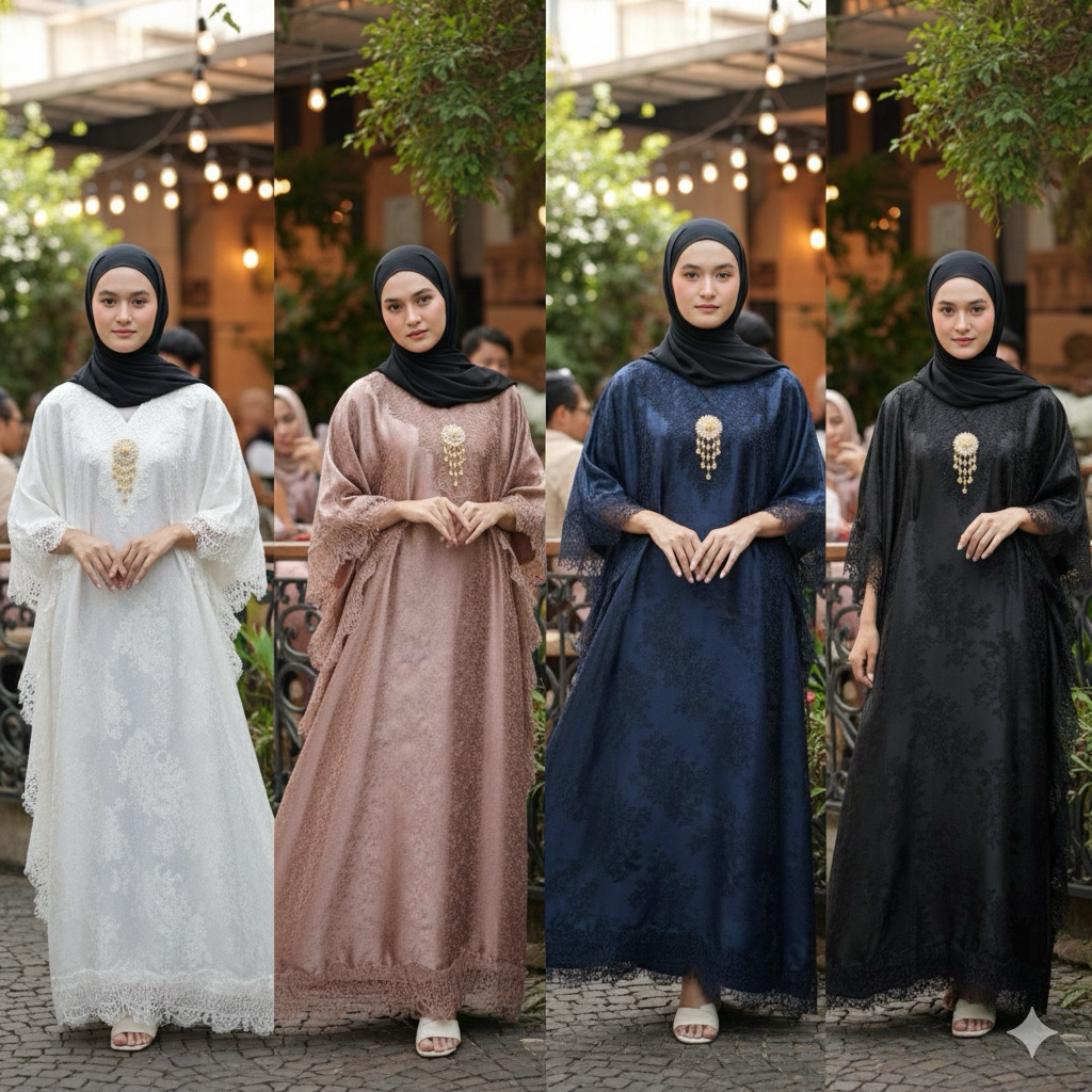 Kaftan muslim Jaguard silk Busana Lebaran Terlaris