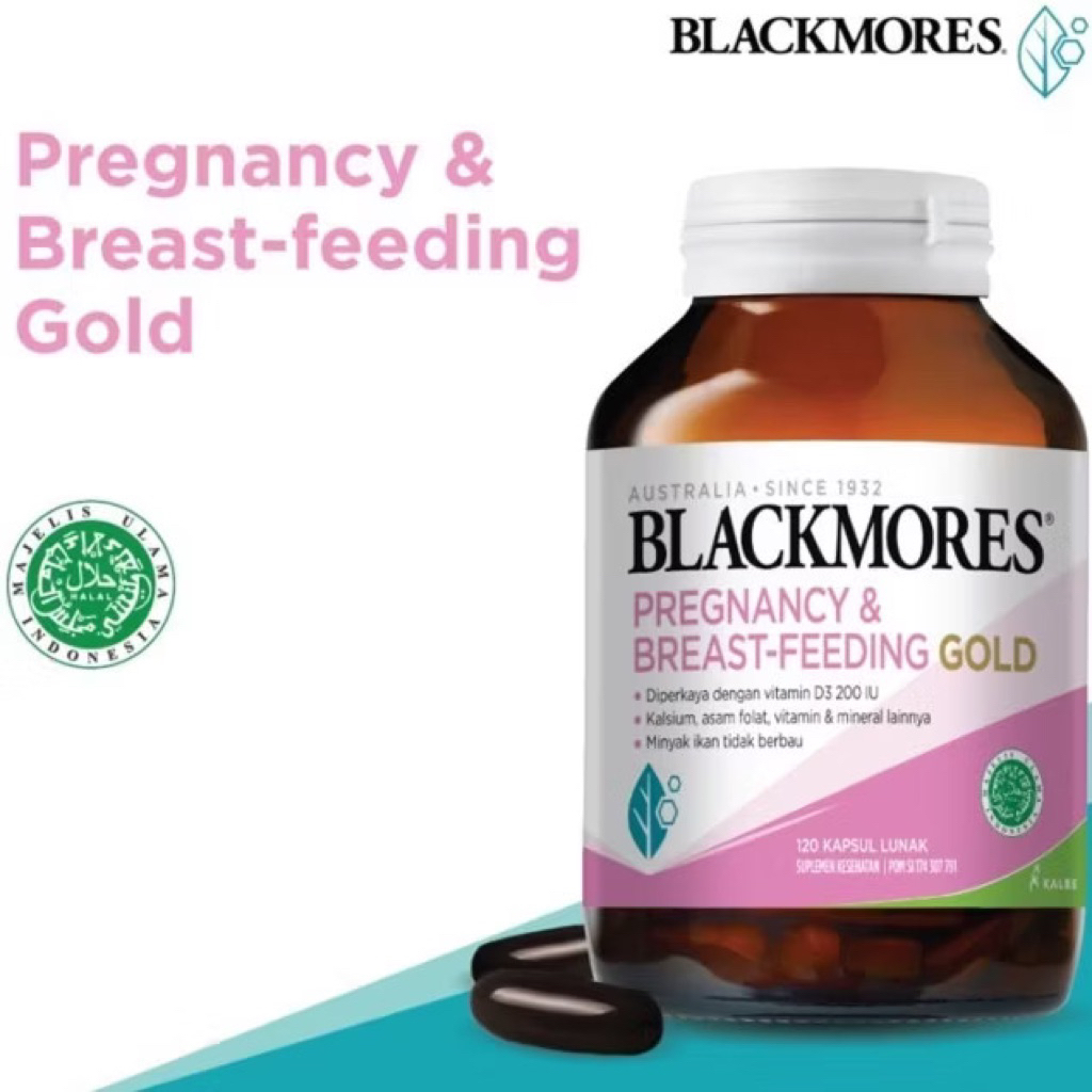 Preloved Blackmores Pregnancy & Breast-Feeding GOLD 120 kapsul