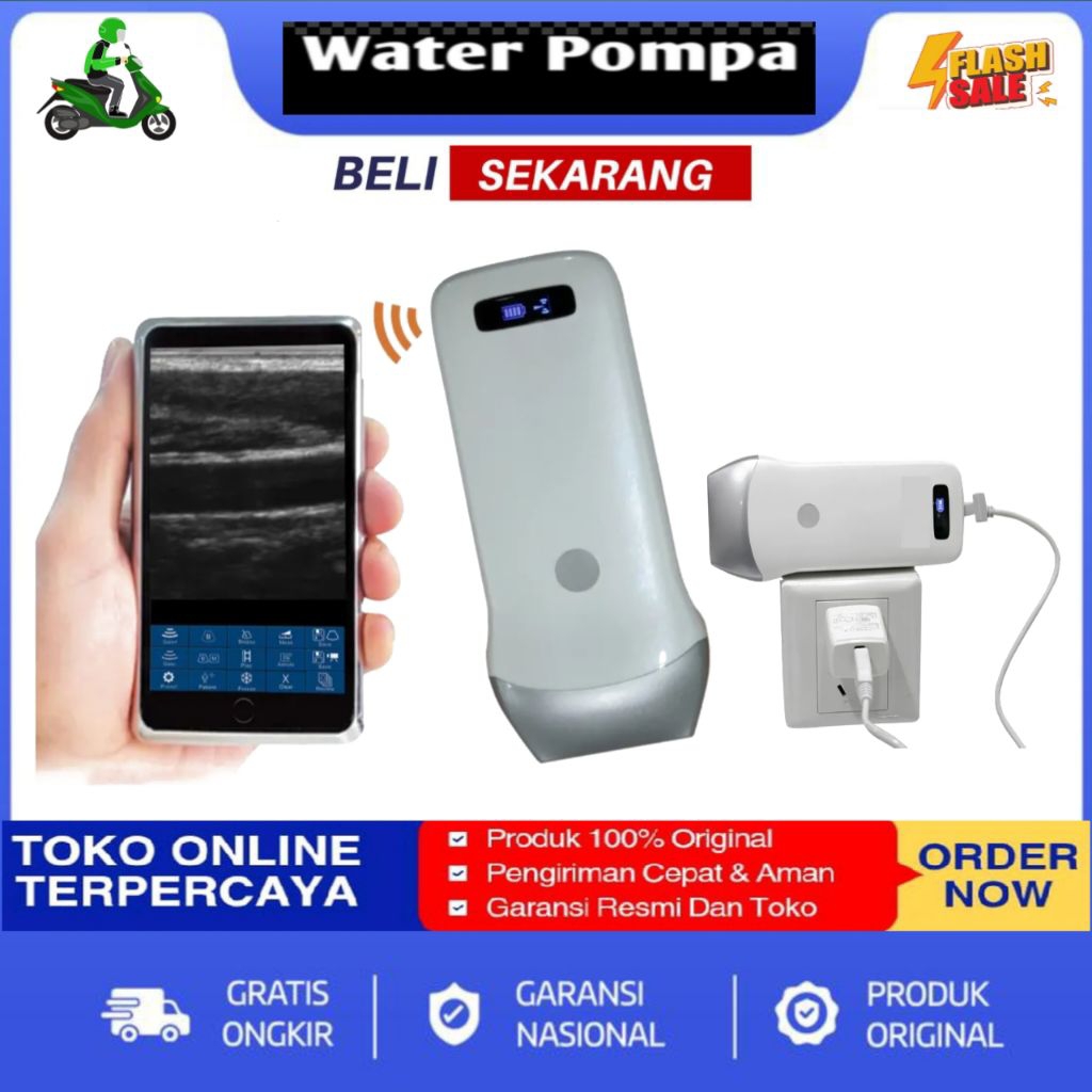 USG Portable Linear Wireless Wifi Probe Ultrasond Scranner Androit Apple Windows Kompitabel