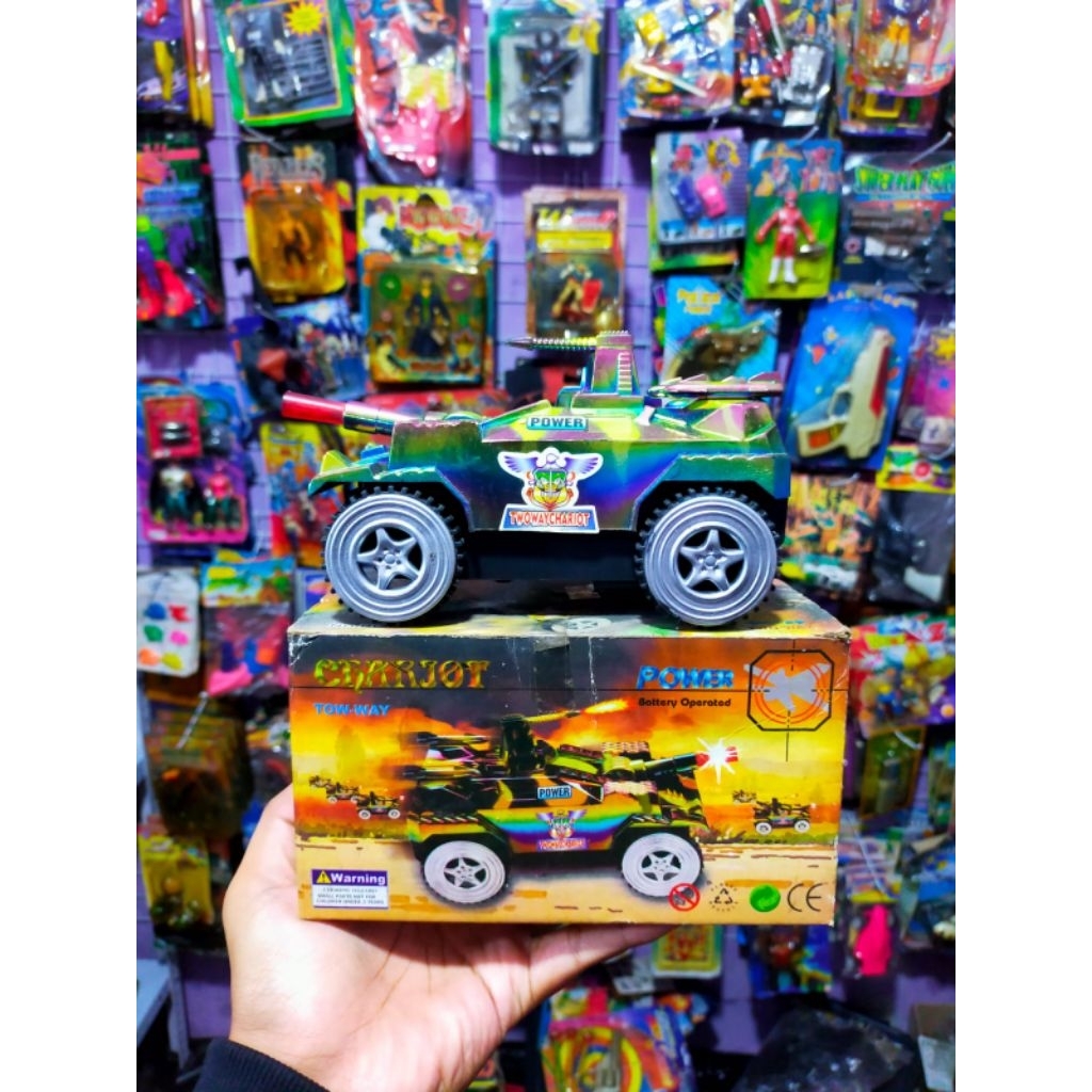 mainan tank baja jadul