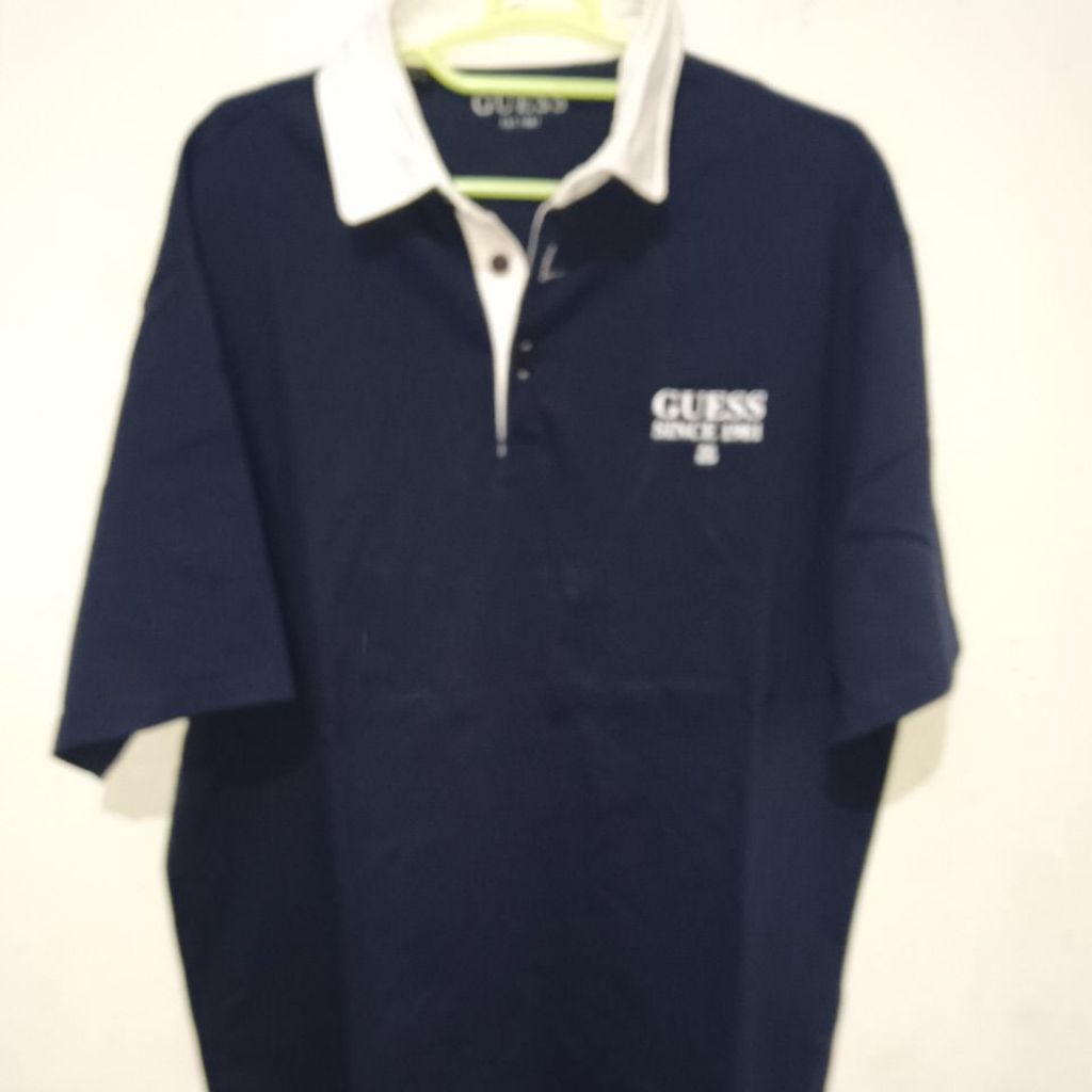 Kaos Polo Guess lengan pendek second untuk Pria dan Wanita