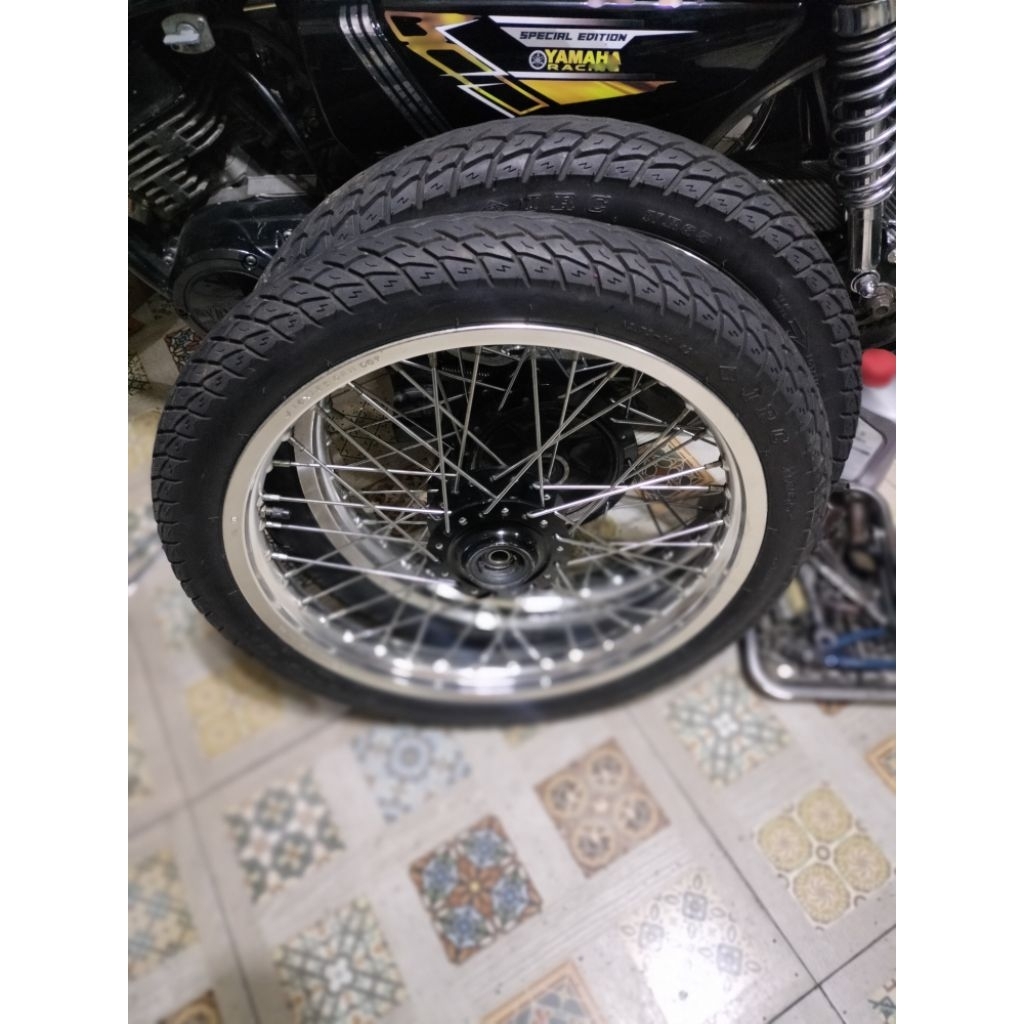Velg Ban TK Exel japan silver Pnp Rx king  Ring 18 rata
