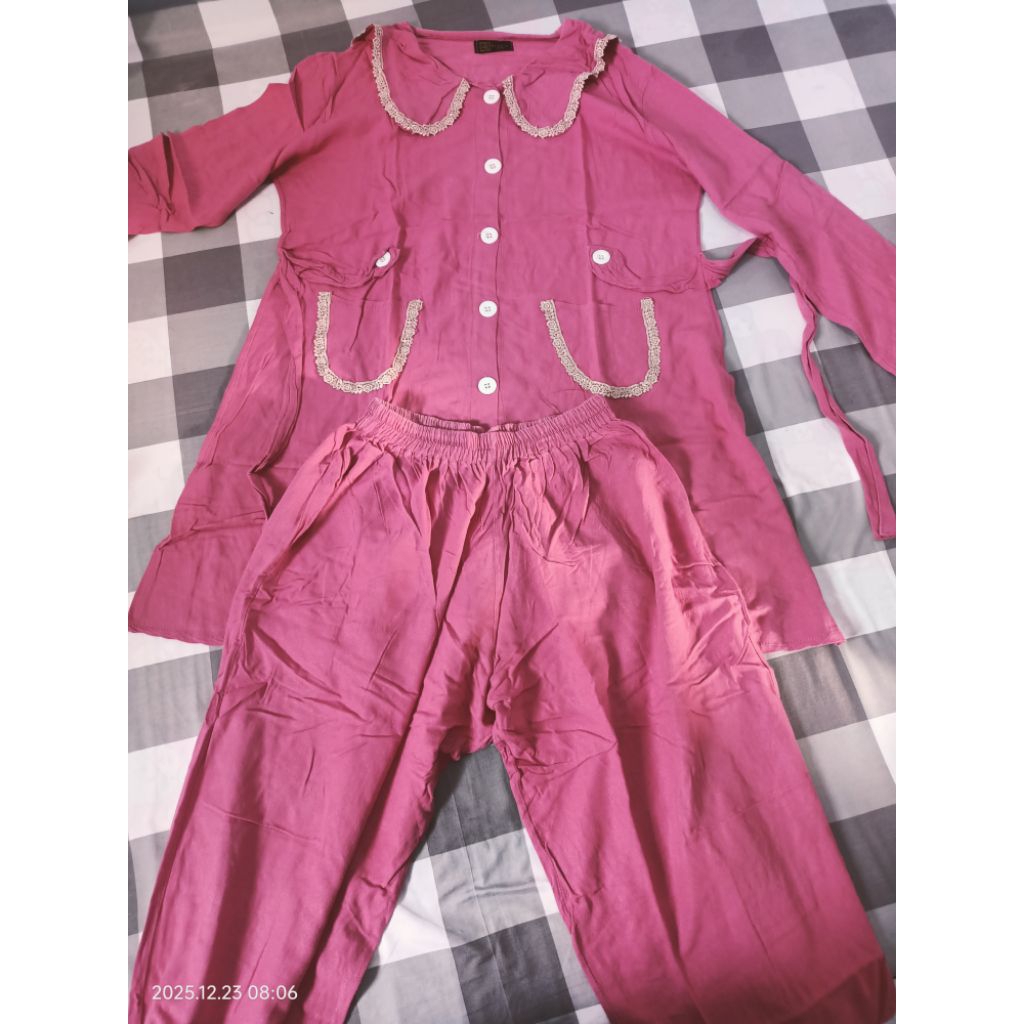 pl setelan panjang daster arab rayon premium DLUSIA