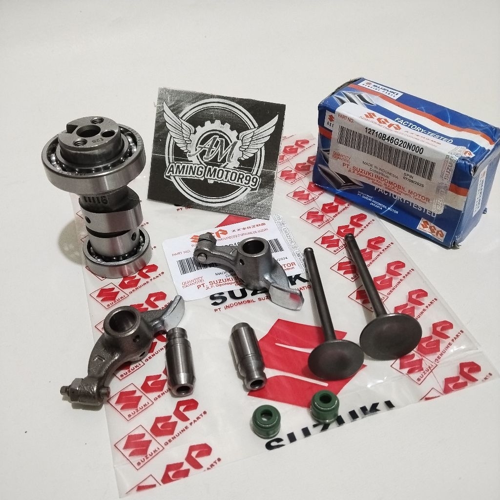 NOKEN AS+PLATUK KLEP+BOTOL KLEP+PAYUNG KLEP+SIL SUZUKI SPIN 125 ORI SGP