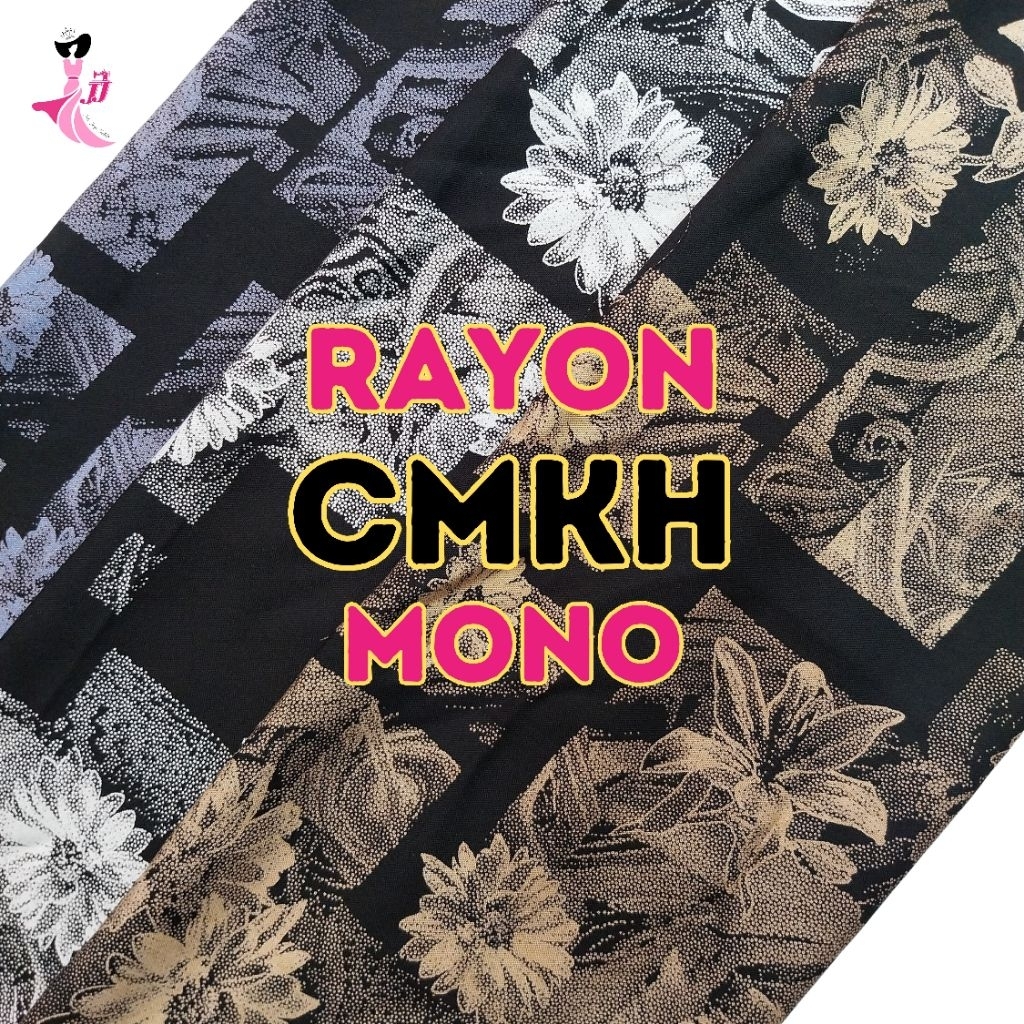 rayon monochrome / viscose monochrome / rayon viscose premium / kain rayon / kain viscose premium