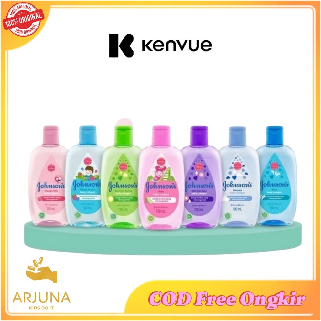 ARJUNA JOHNSON'S Summer Swing Baby Cologne - happy beries Minyak Wangi Bayi 100ml KT4