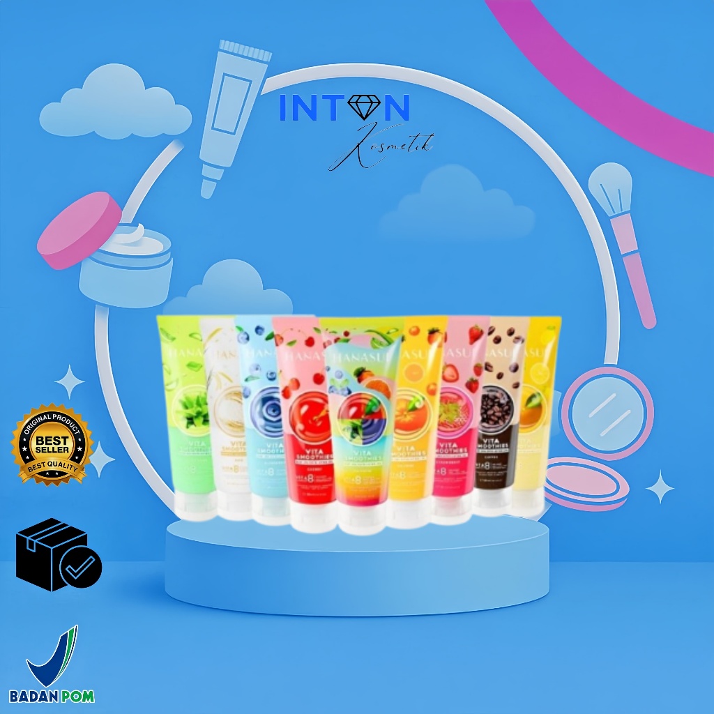 BPOM Hanasui Body Spa Exfoliating Gel 180 ml | Gel Perontok Daki