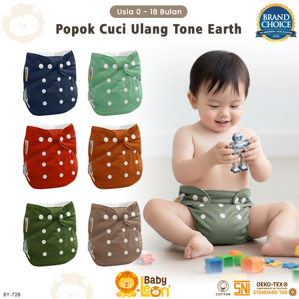 BABY LEON Clodi Popok Kain Cuci Ulang Clodi Baby Newborn Cloth Diapers Baby BY-728